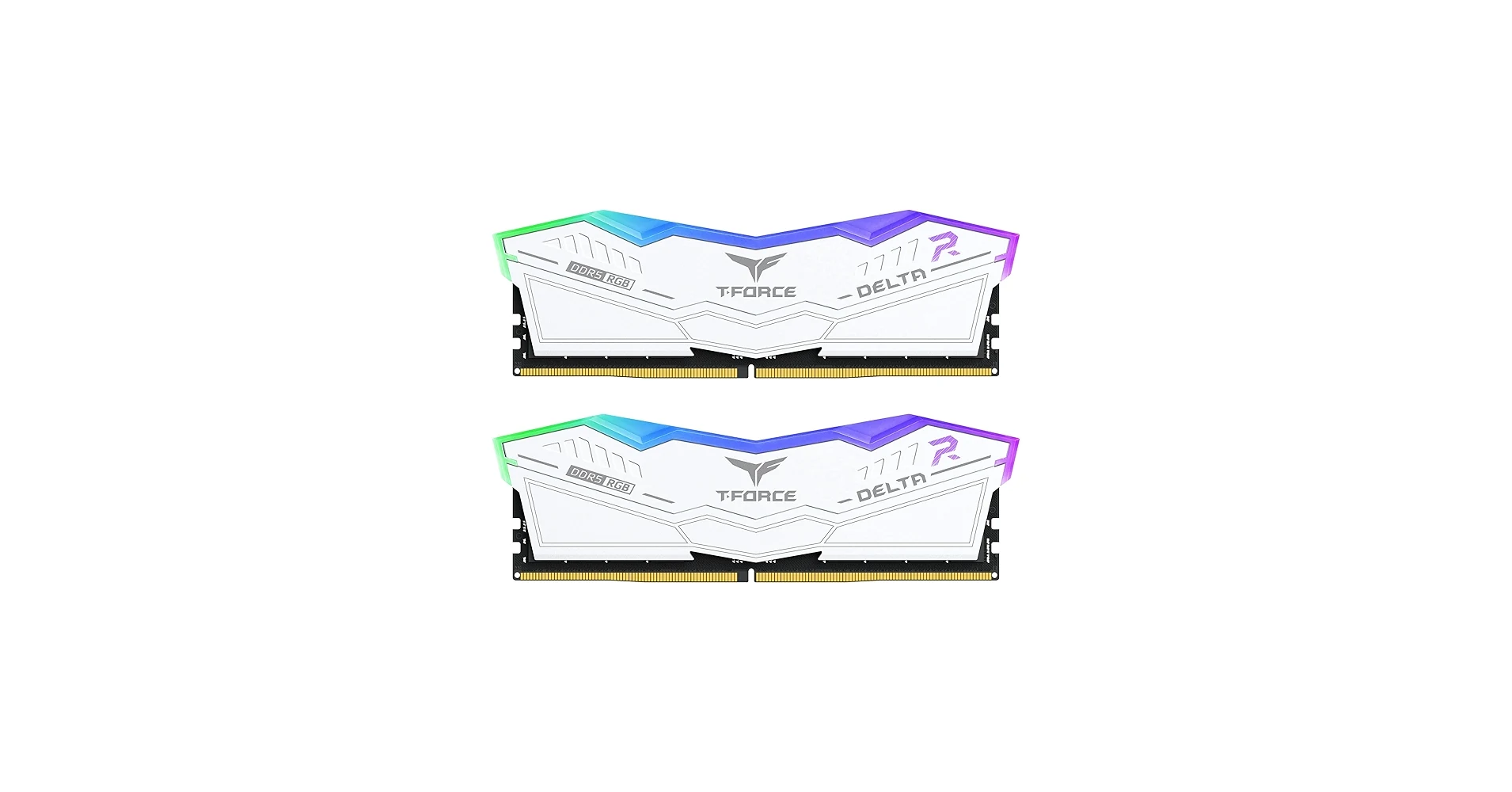 RAM TeamGroup T-Force Delta RGB 16GB (1x16GB) DDR5 6400MHz - White - New
