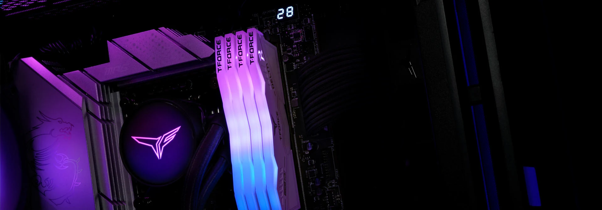 RAM TeamGroup T-Force Delta RGB 32GB (2x16GB) DDR5 5600MHz - Black - New
