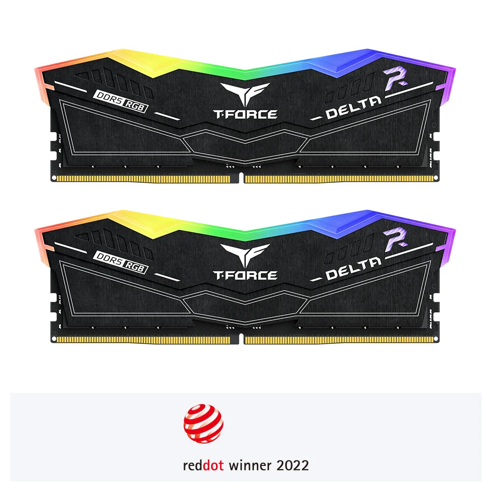 RAM TeamGroup T-Force Delta RGB 64GB (2x32GB) DDR5 5600MHz - Black - New