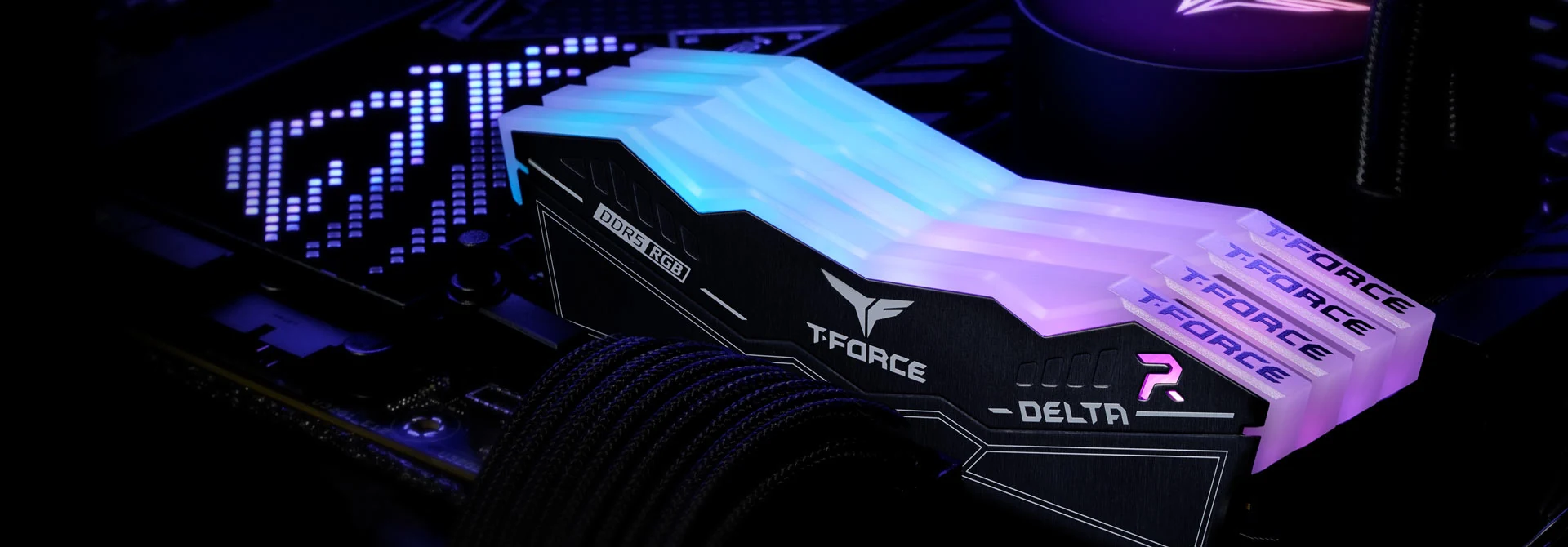 RAM TeamGroup T-Force Delta RGB 64GB (2x32GB) DDR5 7200MHz - Black - New