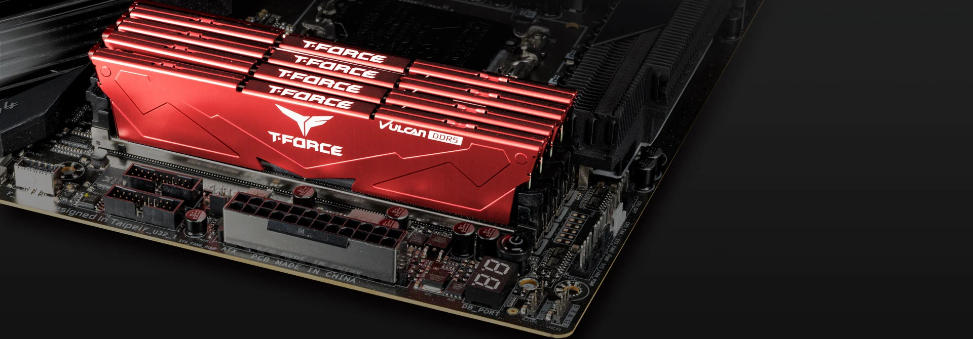 RAM TeamGroup T-Force Vulcan 32GB (1x32GB) DDR5 5200MHz - Black - New