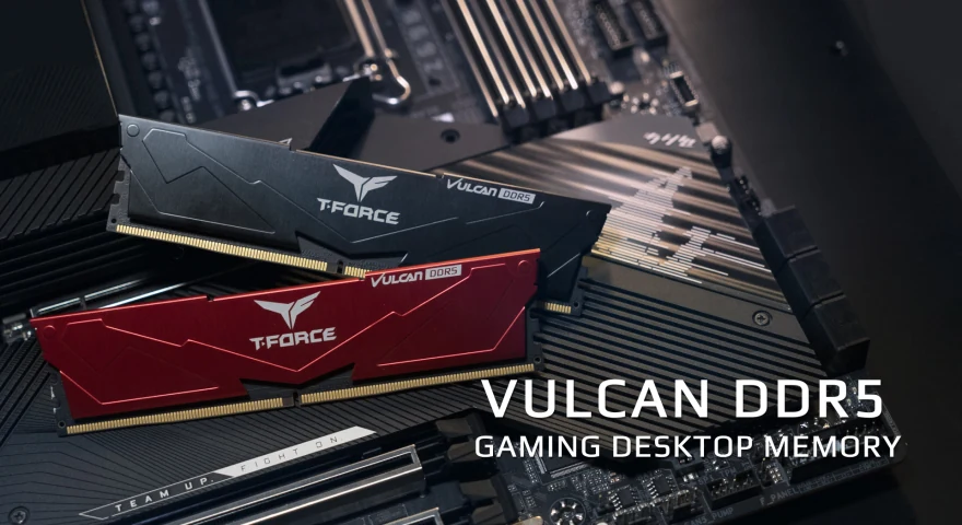 RAM TeamGroup T-Force Vulcan 64GB (2x32GB) DDR5 5600MHz - Black - New