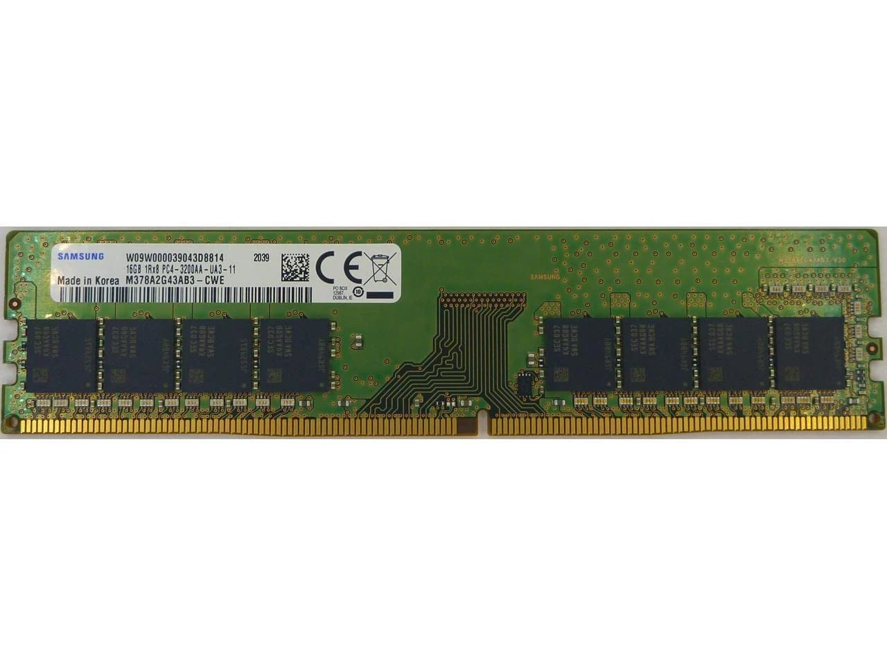 RAM Samsung DDR4 UDIMM 16GB 2933MHz - M378A2K43DB1-CVF