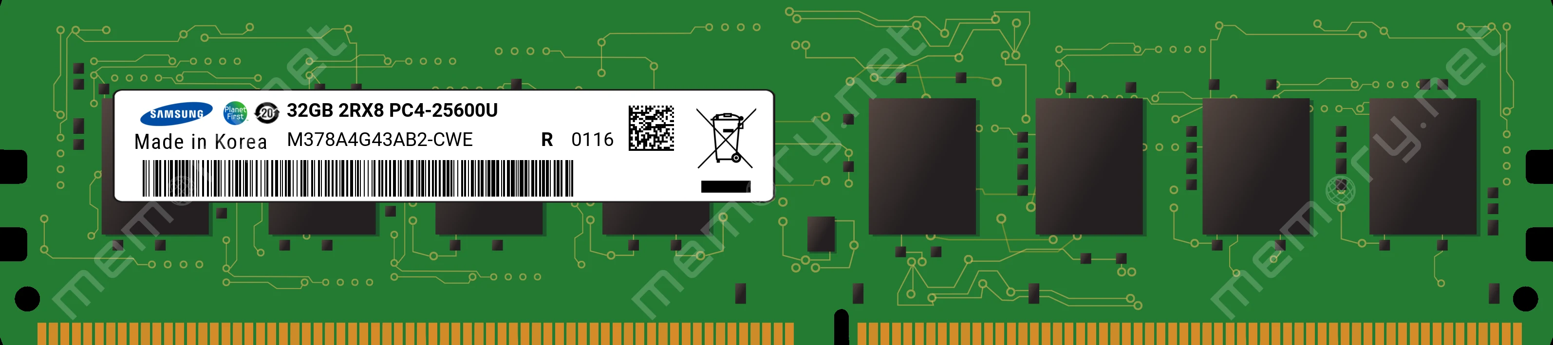 RAM Samsung DDR4 UDIMM 32GB 2933MHz - M378A4G43AB2-CVF