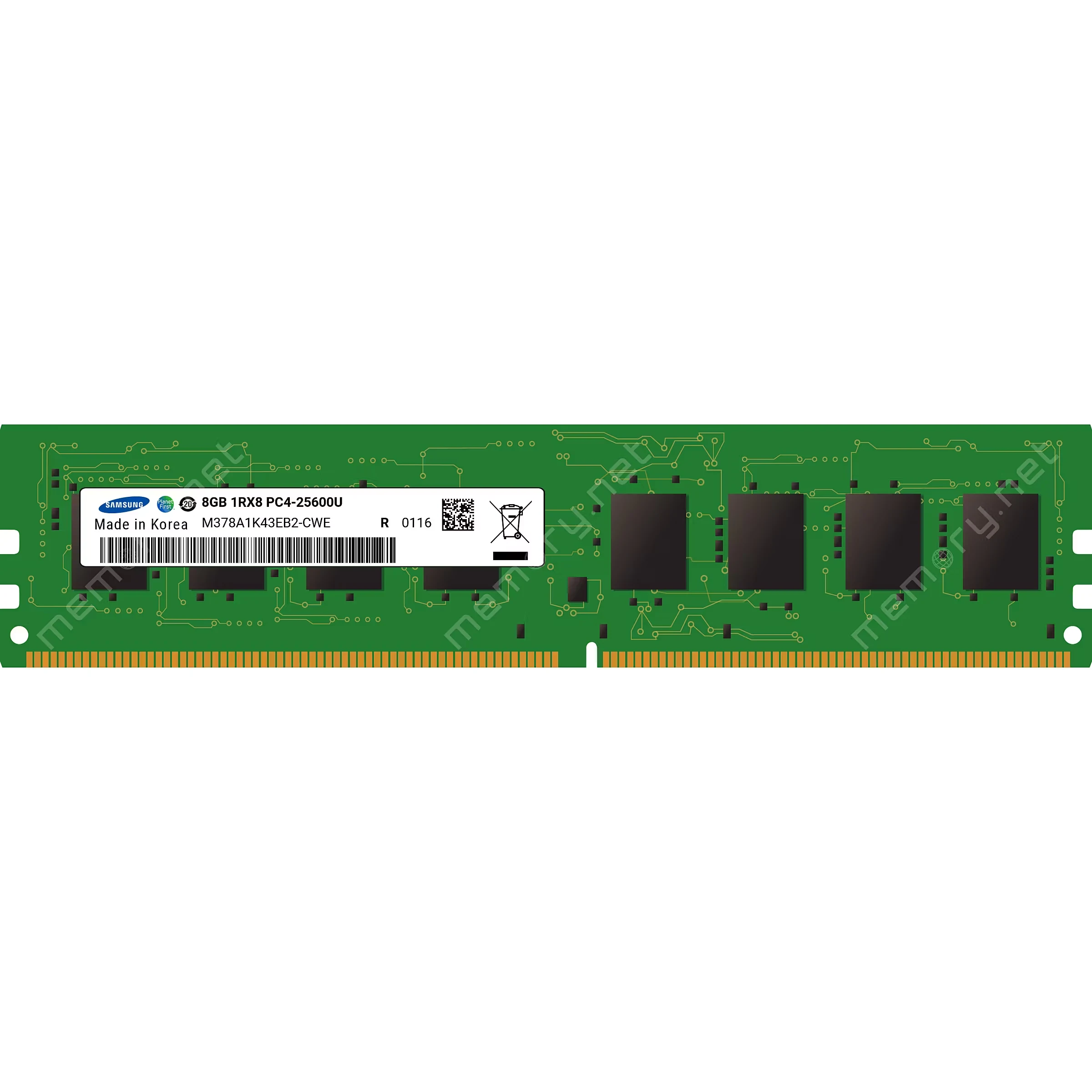 RAM Samsung DDR4 UDIMM 8GB 3200MHz - M378A1K43DB2-CWE