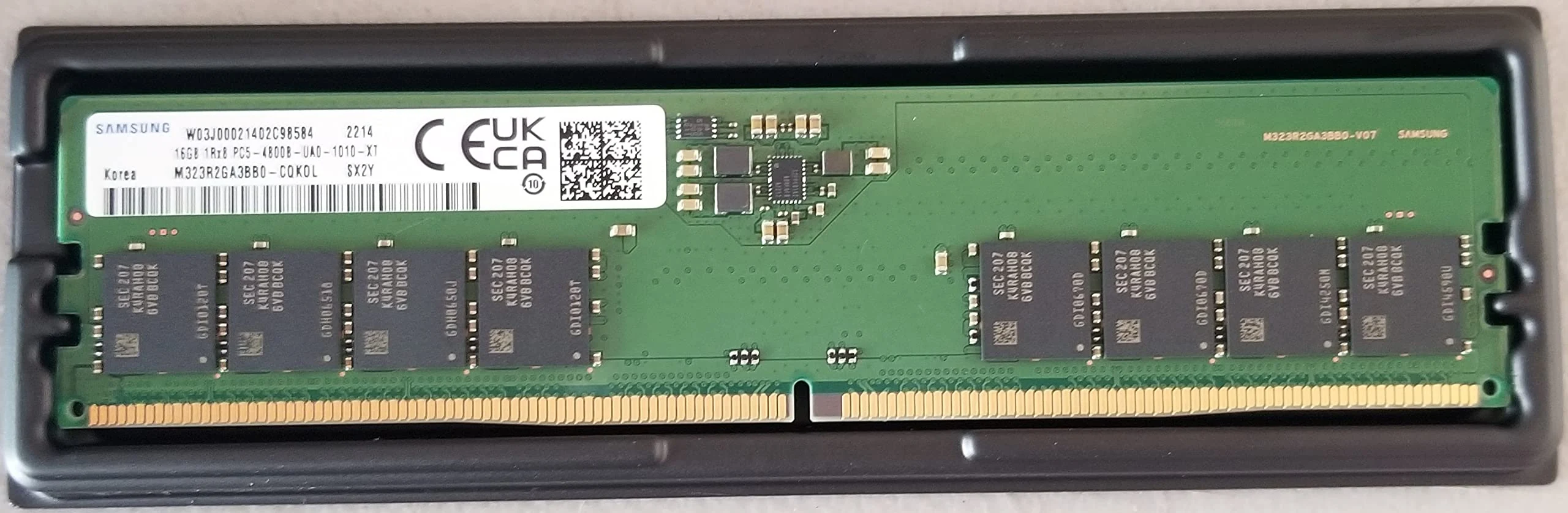 RAM Samsung DDR5 UDIMM 16GB 5600MHz - M323R2GA3BB0-CWM