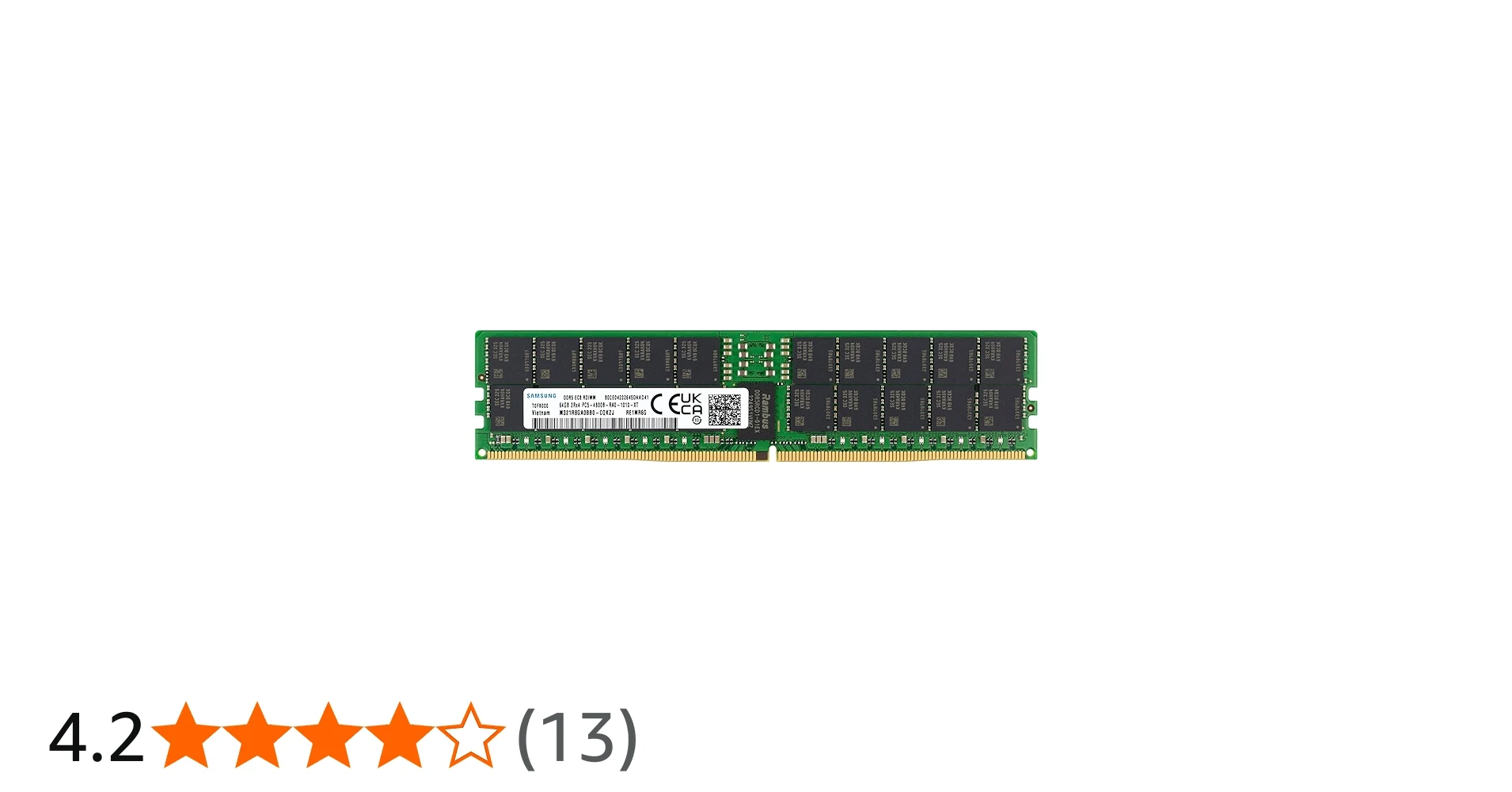 RAM Samsung DDR5 UDIMM 64GB 4800MHz - M323R8GA0BB0-CQK