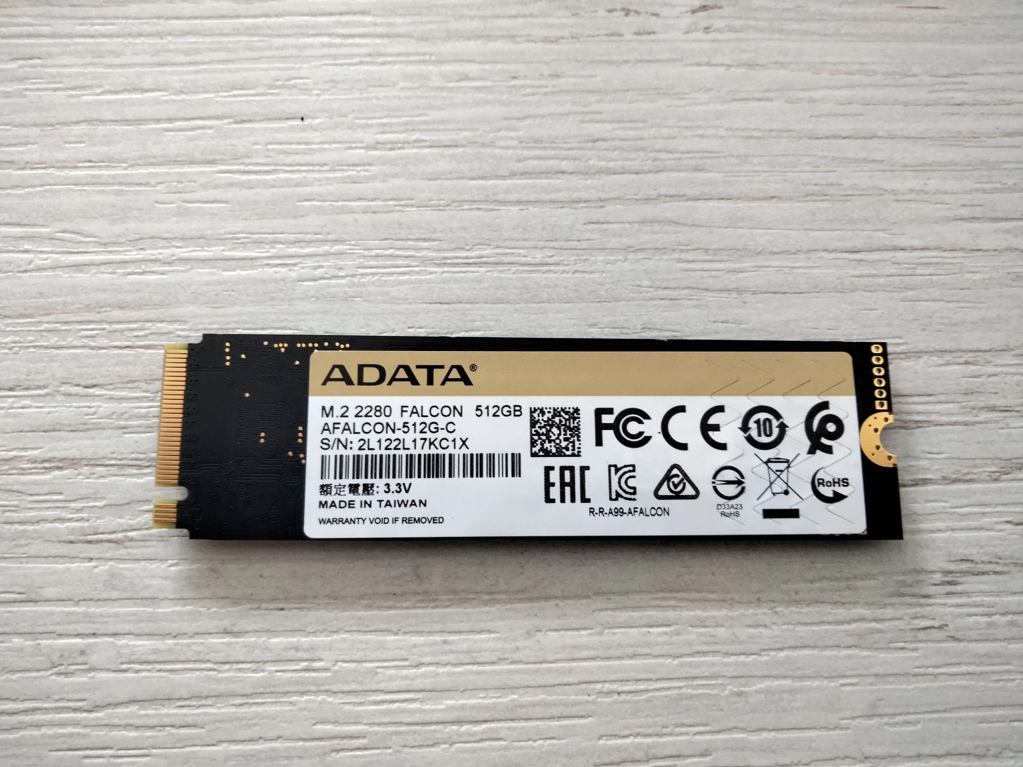 SSD ADATA FALCON 512GB NVMe M.2 2280 - AFALCON-512G-C