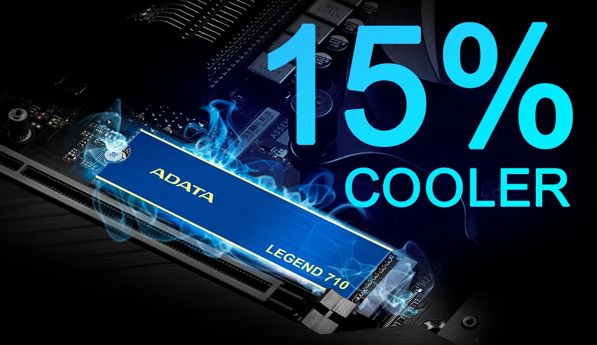 SSD ADATA LEGEND 710 1TB NVMe M.2 2280 - ALEG-710-1TCS