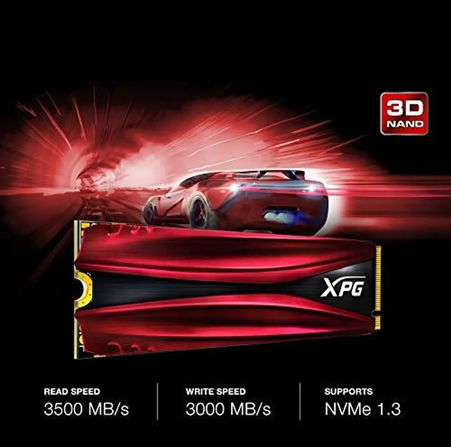 SSD ADATA XPG GAMMIX S11 PRO 512GB NVMe M.2 2280 - AGAMMIXS11P-512GT-C
