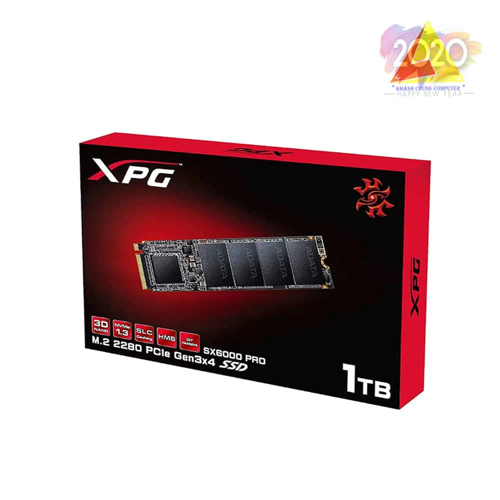 SSD ADATA XPG SX6000 PRO 1TB NVMe M.2 2280 - ASX6000PNP-1TT-C