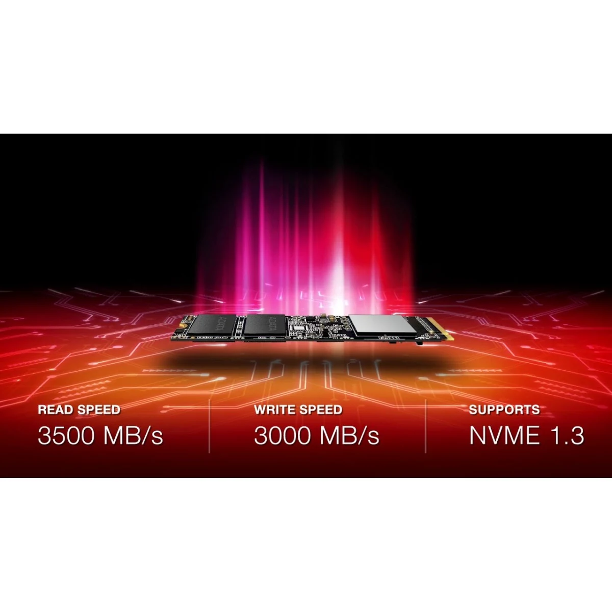 SSD ADATA XPG SX8100 512GB NVMe M.2 2280 - ASX8100NP-512GT-C