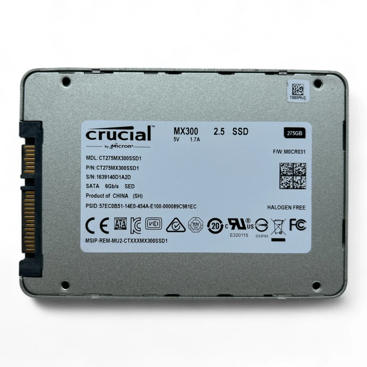 SSD Crucial MX300 275GB SATA 2.5 inch - CT275MX300SSD1