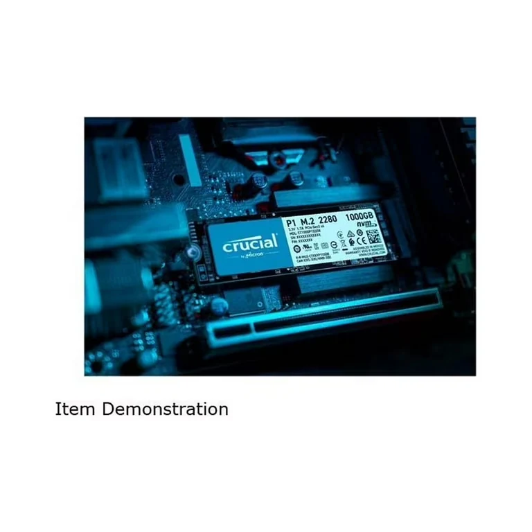 SSD Crucial P1 500GB - M.2 NVMe - PCIe Gen 3x4 - New