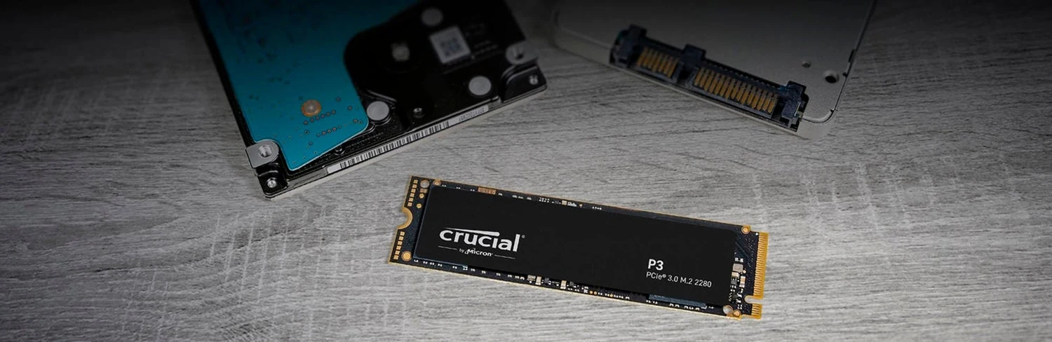 SSD Crucial P3 1TB - M.2 NVMe - PCIe Gen 3x4 - New