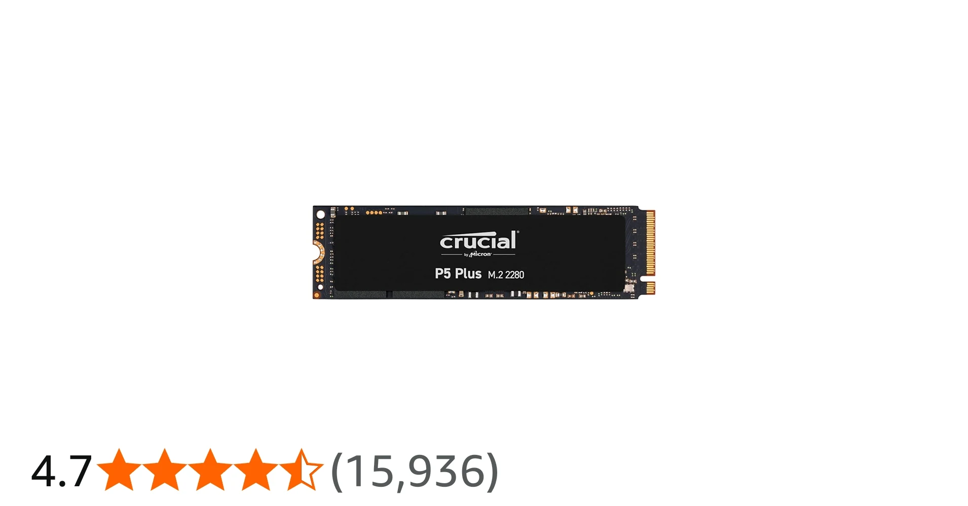 SSD Crucial P5 Plus 1TB - M.2 NVMe - PCIe Gen 4x4 - New