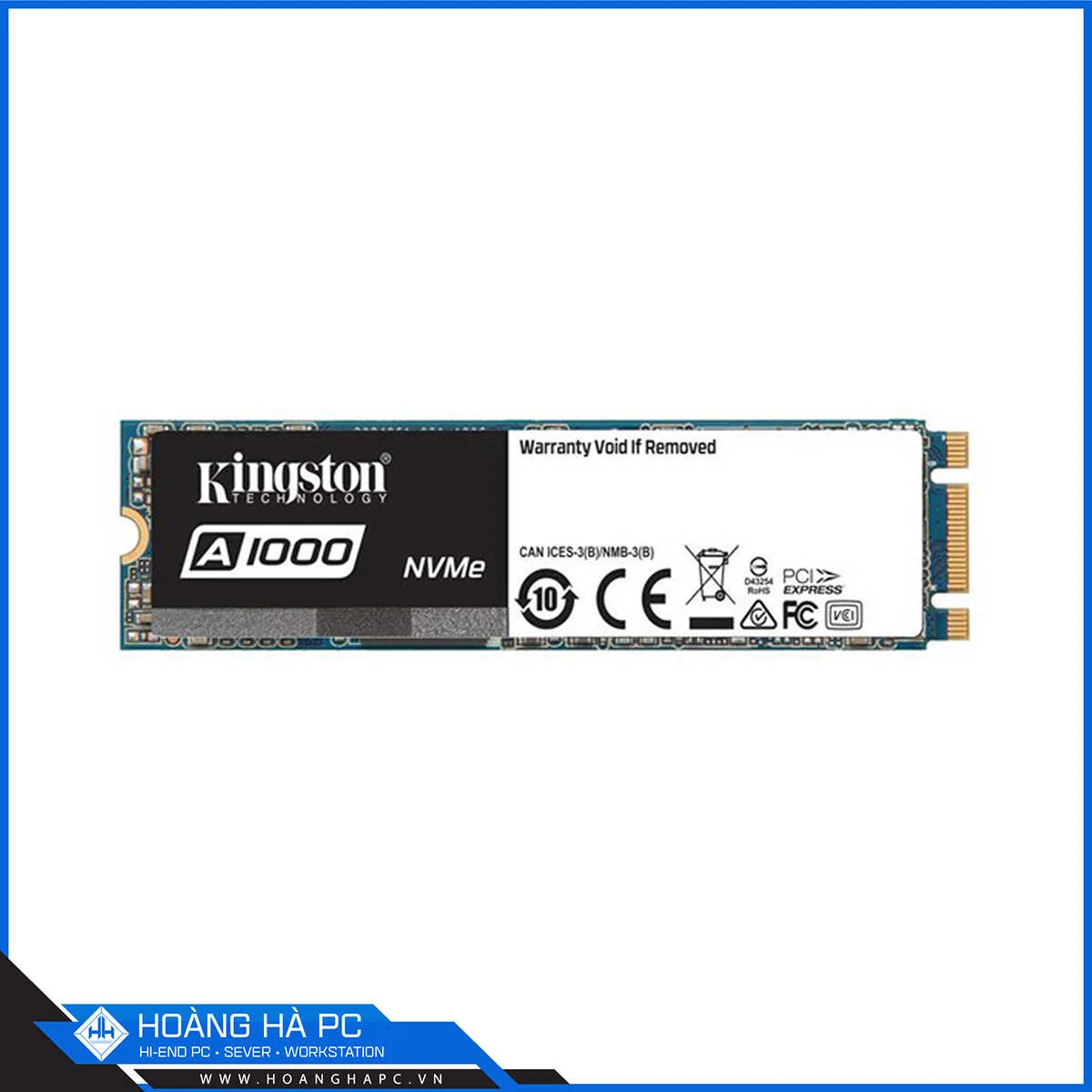 SSD Kingston A1000 480GB - M.2 NVMe - PCIe Gen 3x2 - New