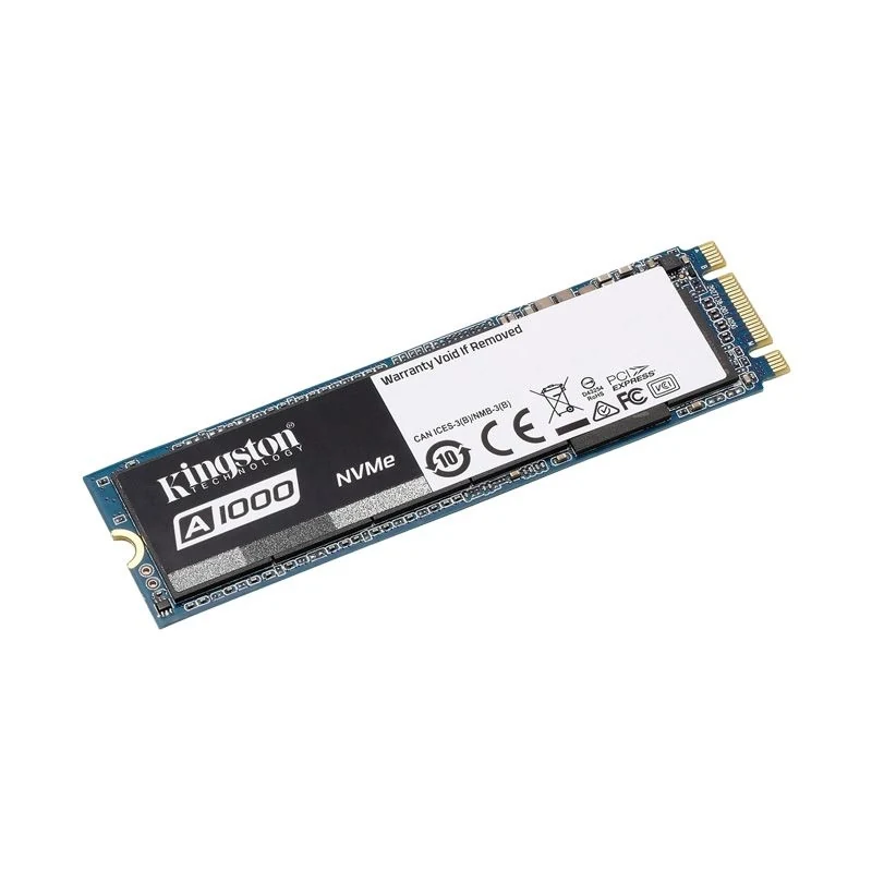 SSD Kingston A1000 480GB - M.2 NVMe - PCIe Gen 3x2 - New