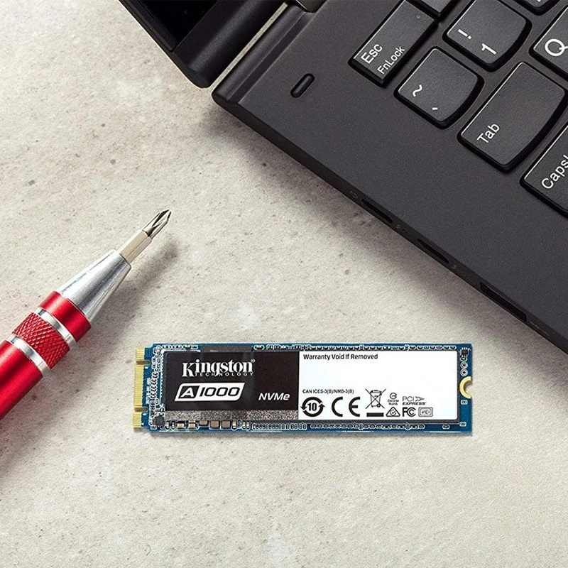 SSD Kingston A1000 480GB - M.2 NVMe - PCIe Gen 3x2 - New