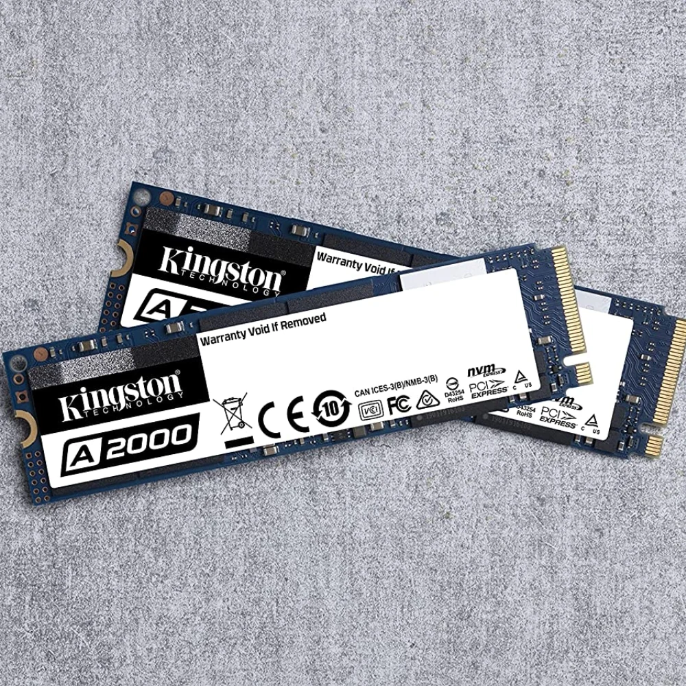 SSD Kingston A2000 1TB - M.2 NVMe - PCIe Gen 3x4 - New