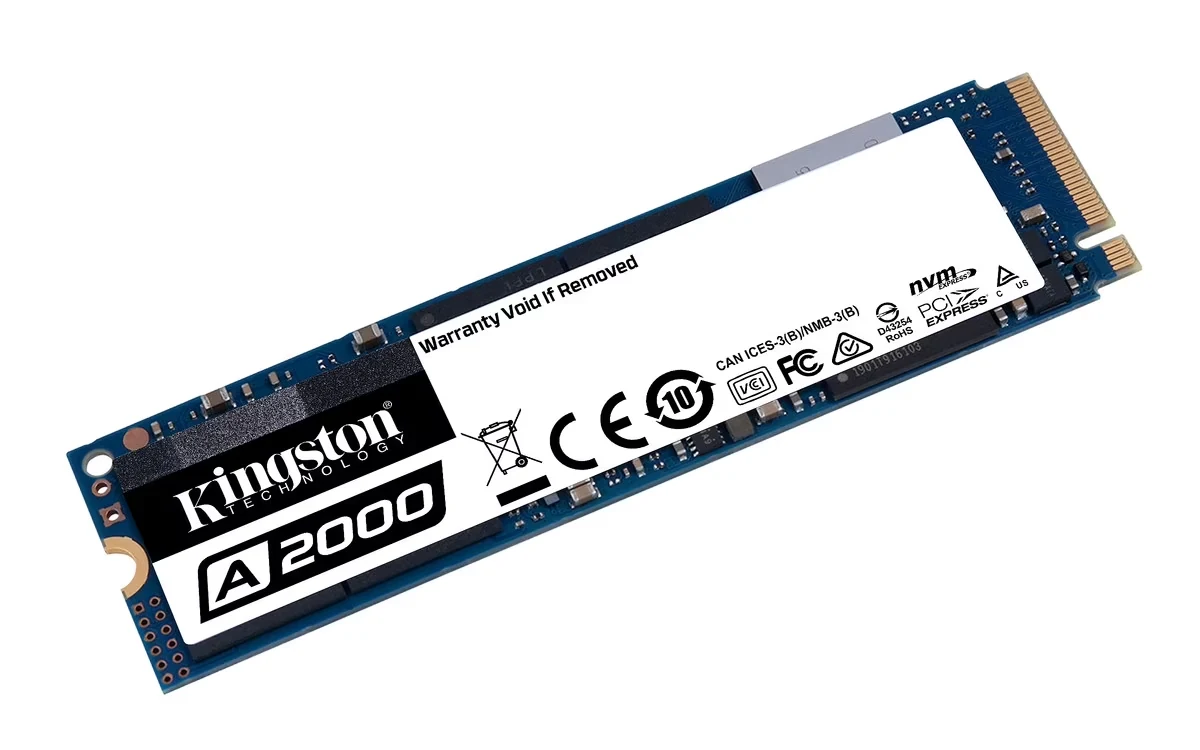 SSD Kingston A2000 1TB - M.2 NVMe - PCIe Gen 3x4 - New