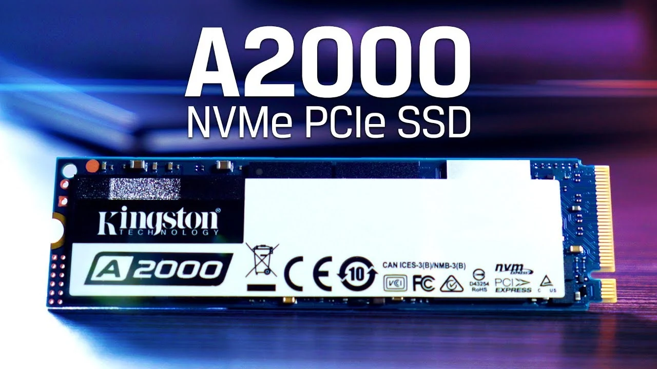 SSD Kingston A2000 500GB - M.2 NVMe - PCIe Gen 3x4 - New