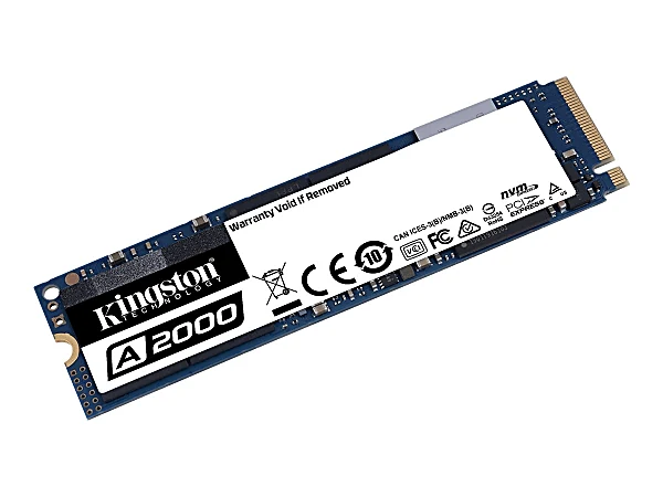 SSD Kingston A2000 500GB - M.2 NVMe - PCIe Gen 3x4 - New
