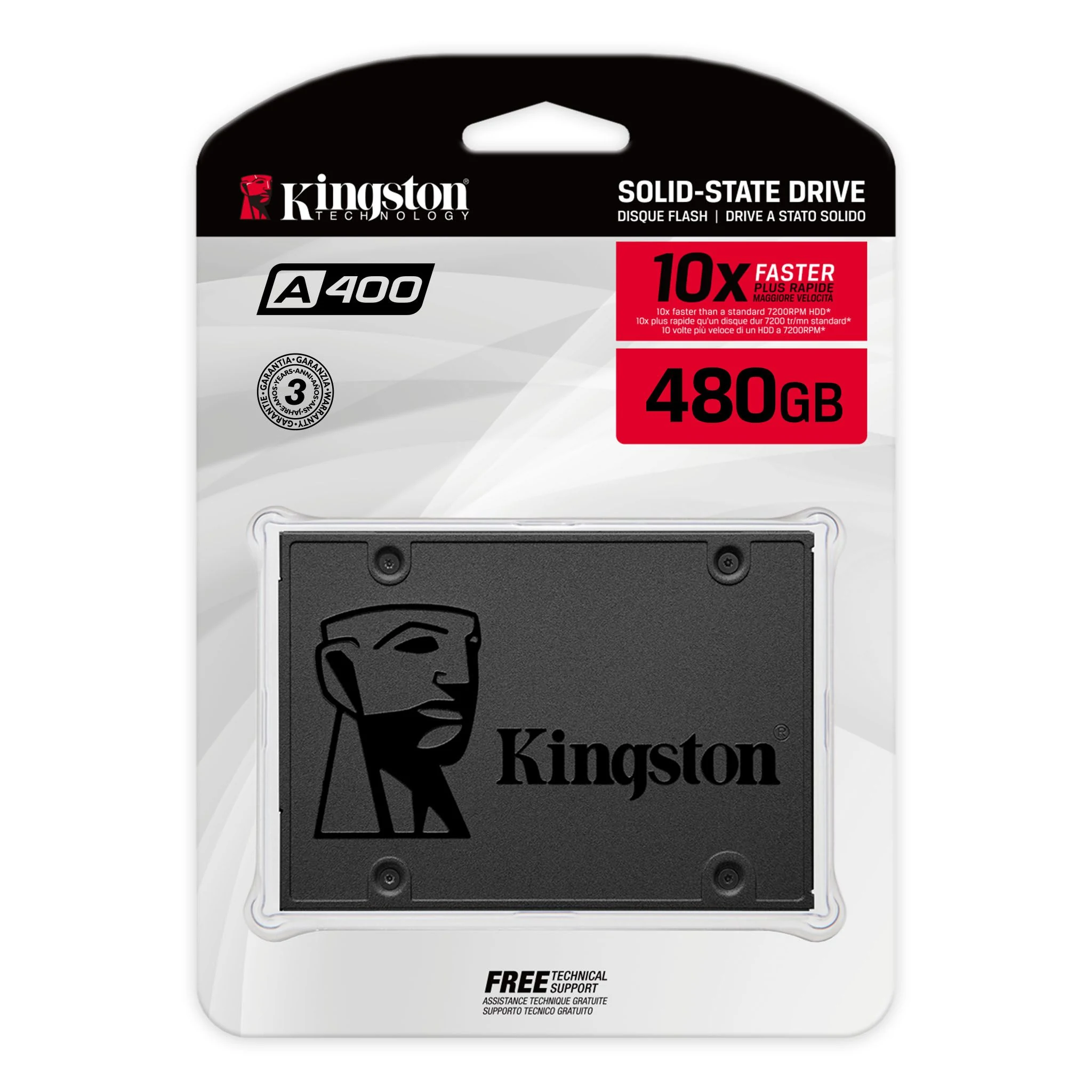 SSD Kingston A400 480GB SATA 2.5 inch - SA400S37/480G