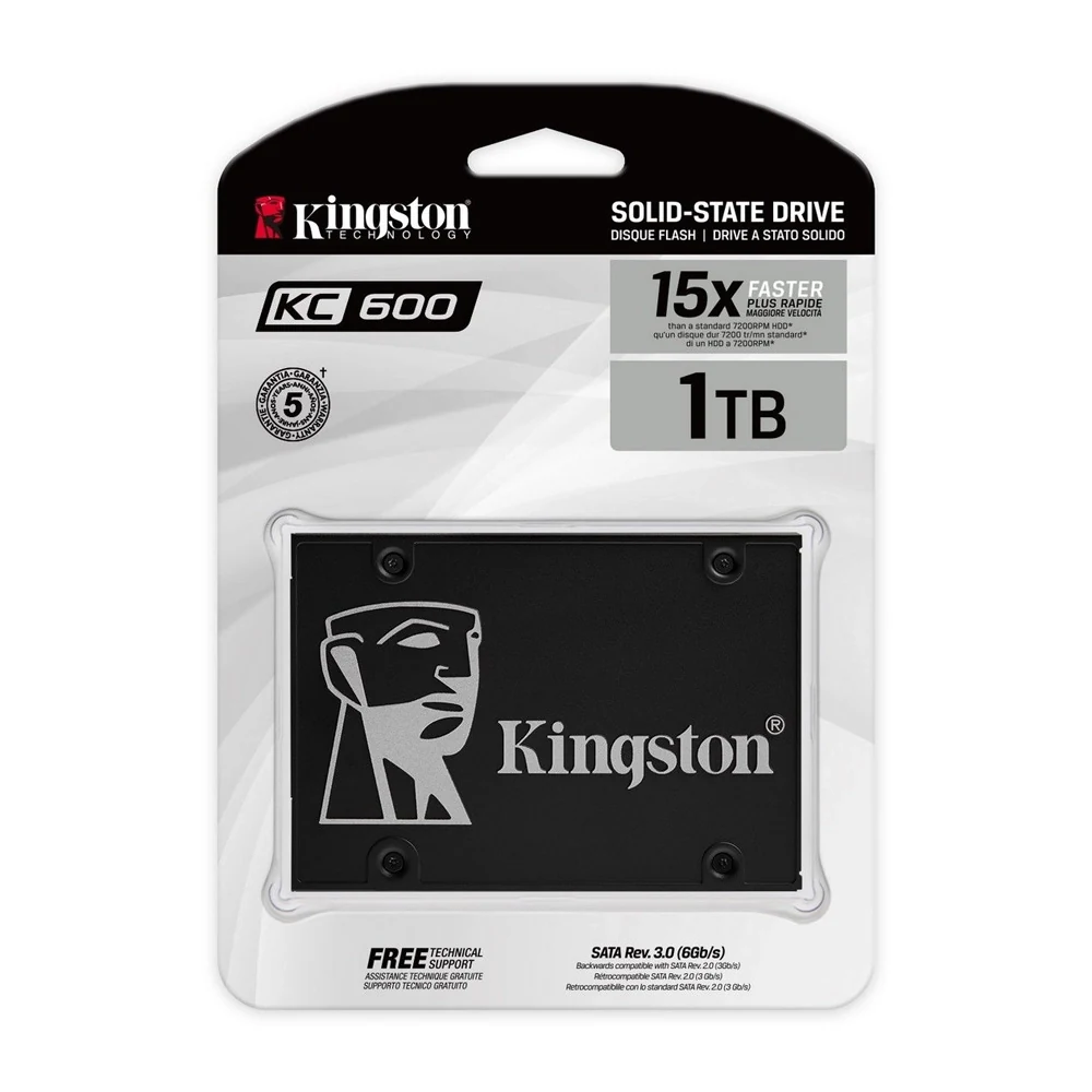 SSD Kingston KC600 1TB SATA 2.5 inch - SKC600/1024G