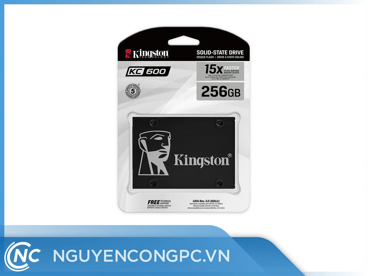 SSD Kingston KC600 256GB SATA 2.5 inch - SKC600/256G