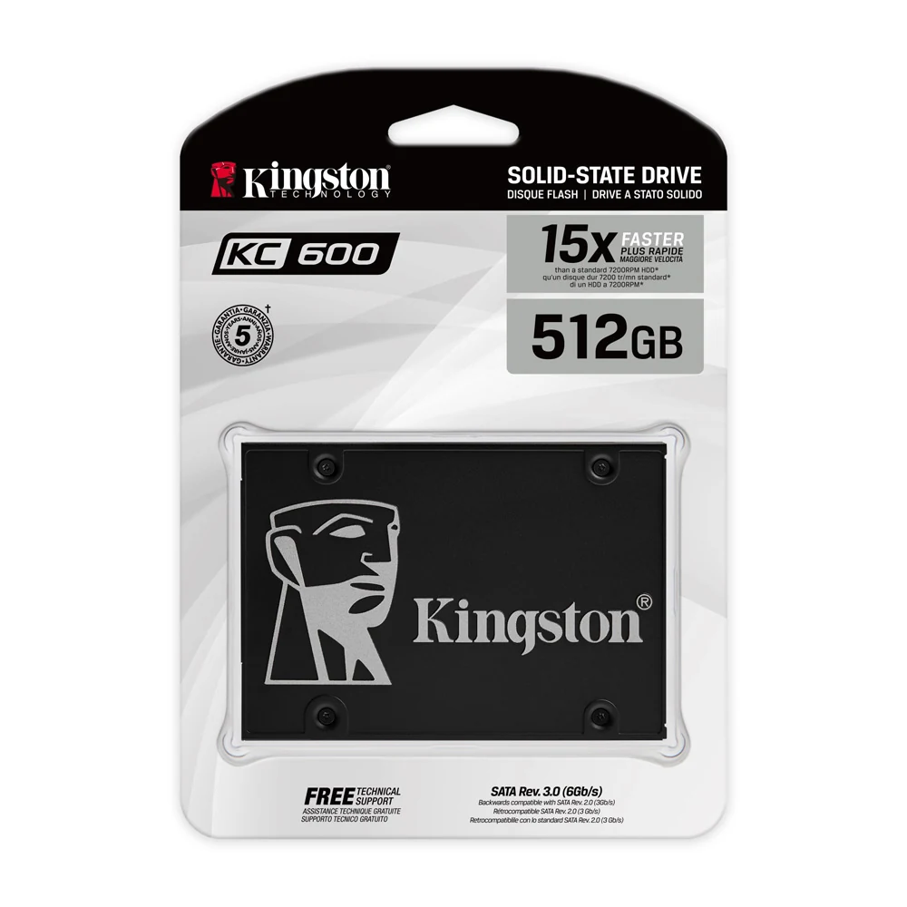 SSD Kingston KC600 512GB SATA 2.5 inch - SKC600/512G