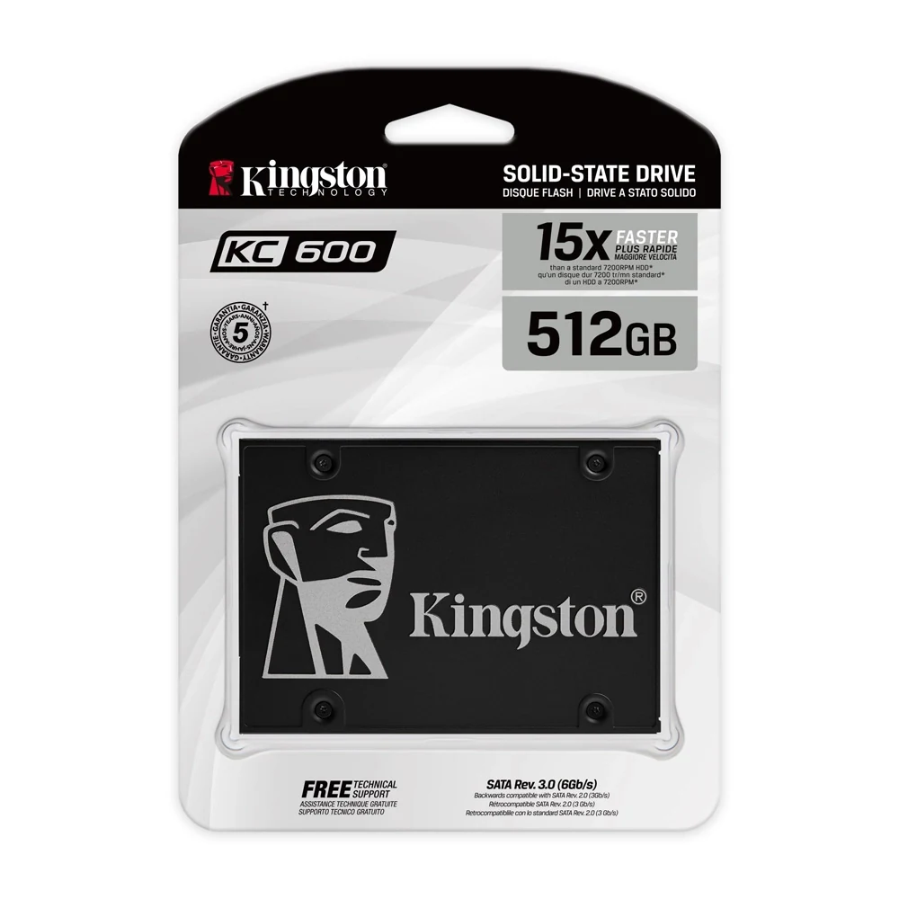SSD Kingston KC600 512GB SATA 2.5 inch - SKC600/512G