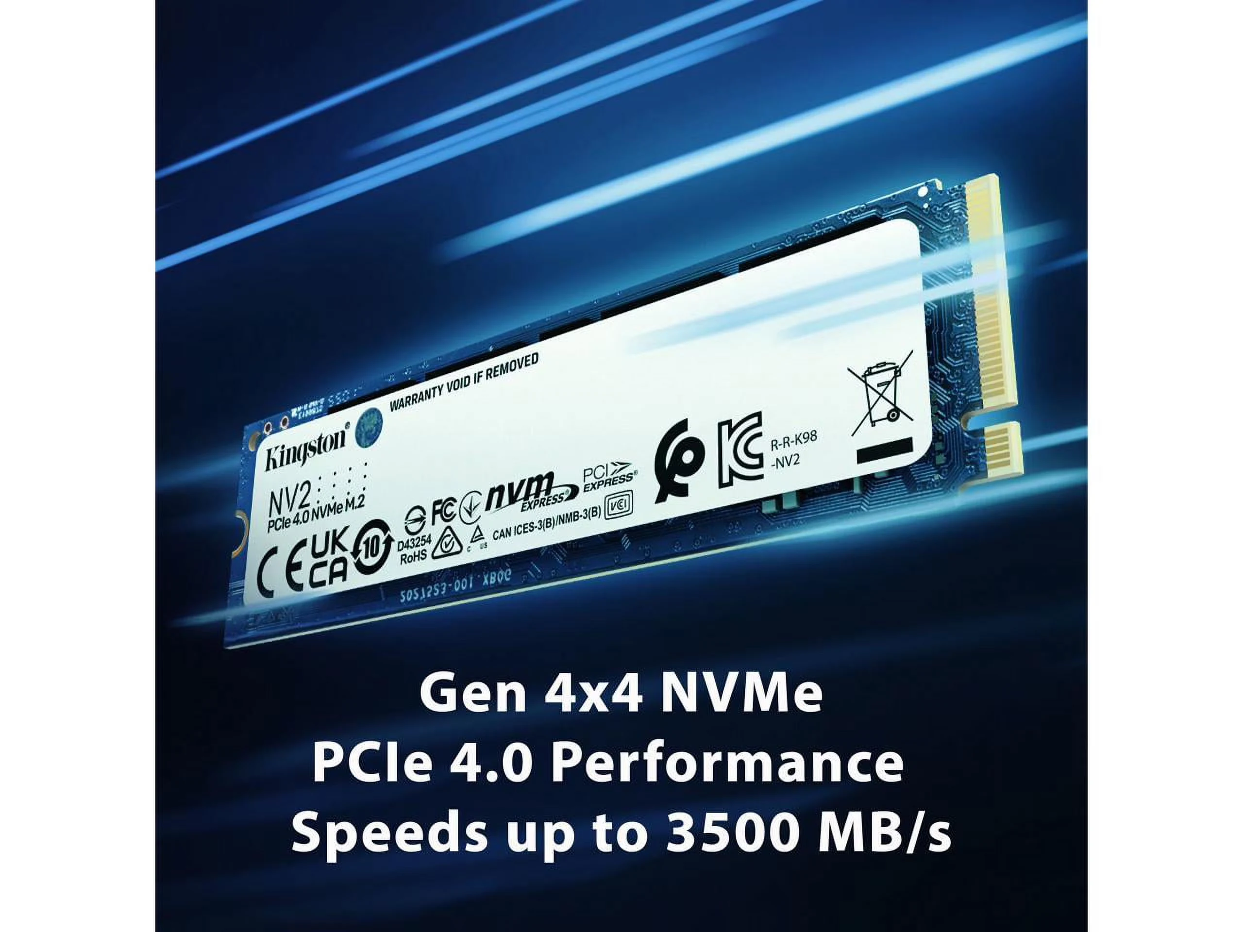 SSD Kingston NV2 1TB - M.2 NVMe - PCIe Gen 4x4 - New