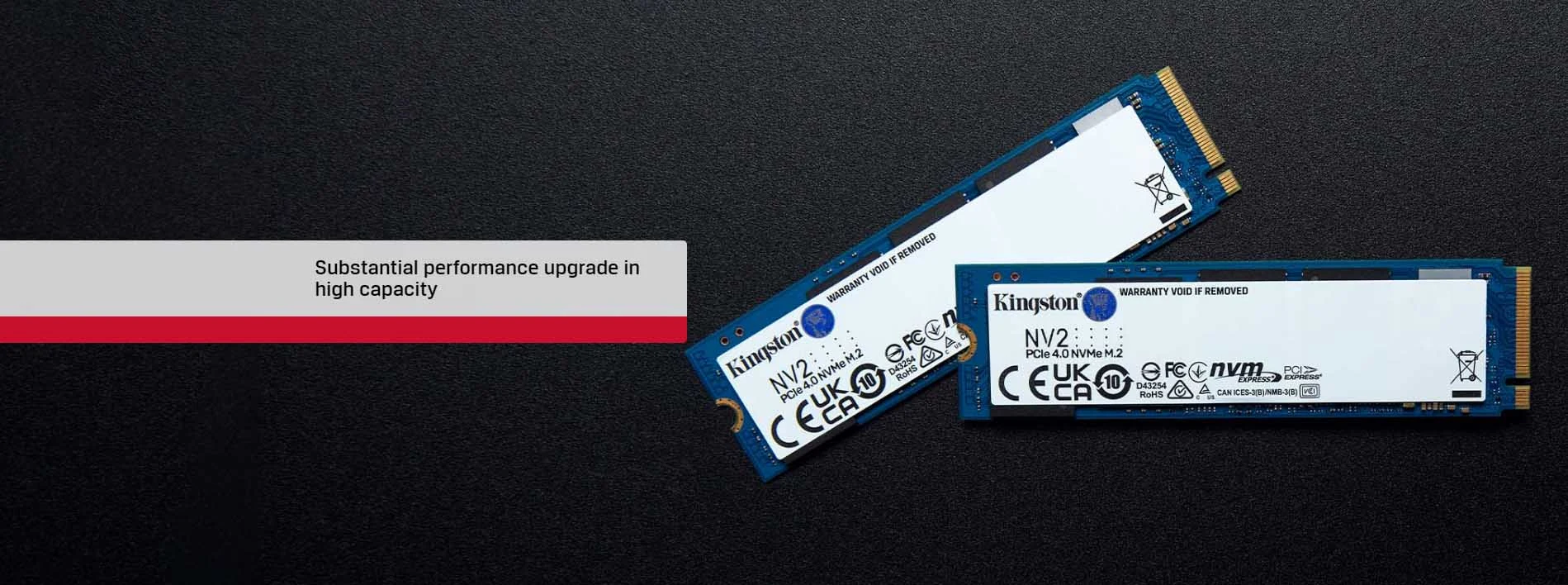 SSD Kingston NV2 1TB - M.2 NVMe - PCIe Gen 4x4 - New