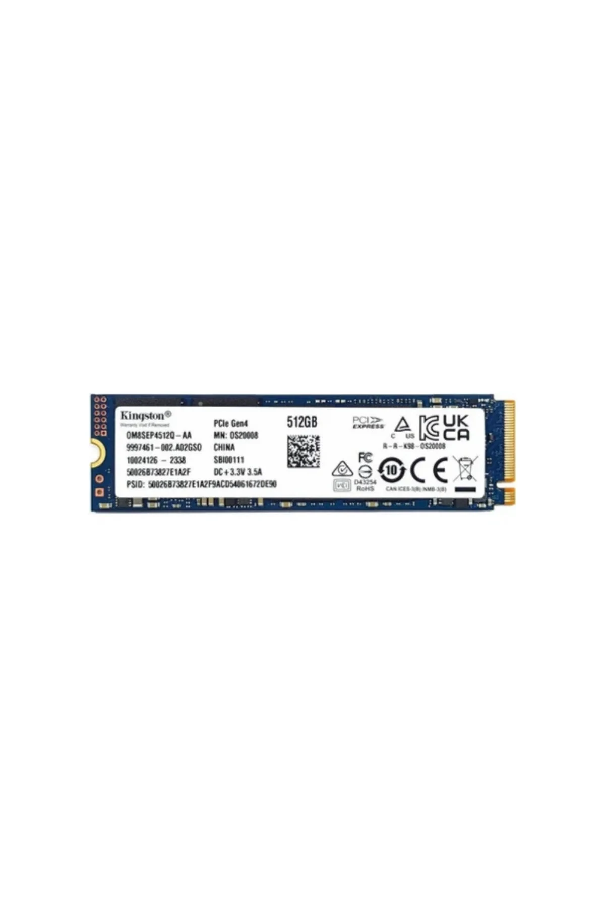 SSD Kingston OM8SEP4512Q-A0 512GB - M.2 NVMe - PCIe Gen 4x4 - New
