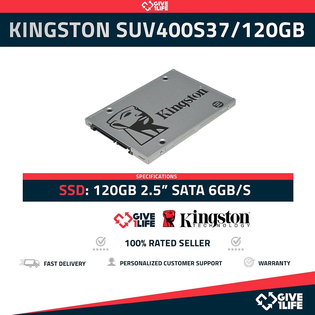 SSD Kingston UV400 120GB SATA 2.5 inch - SUV400S37/120G