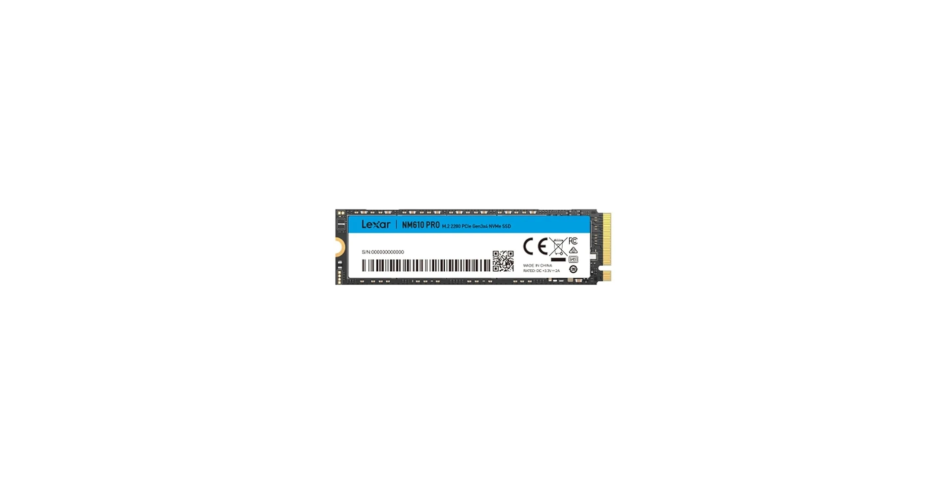 SSD Lexar NM610 PRO 1TB - M.2 NVMe - PCIe Gen 3x4 - New