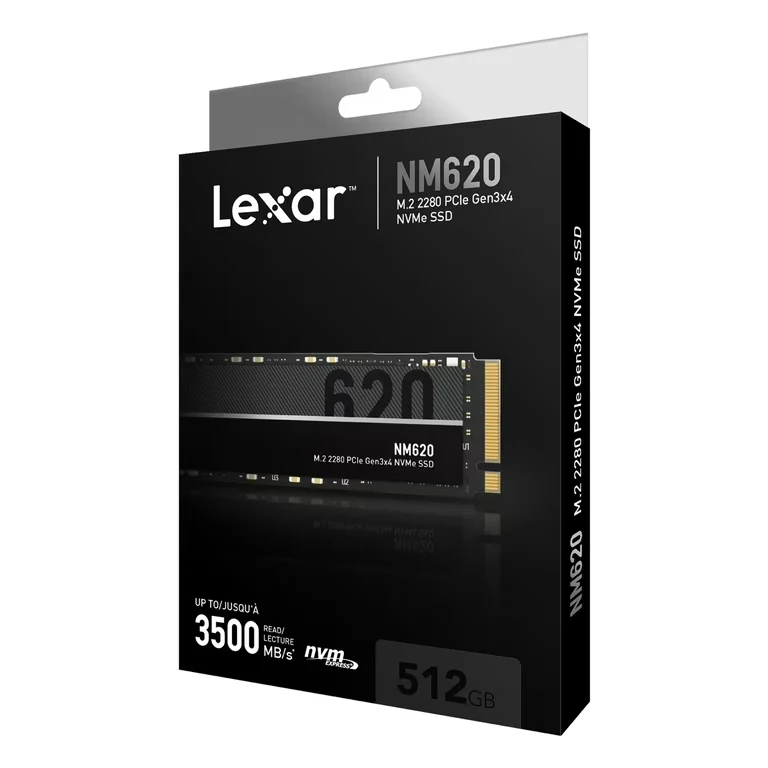 SSD Lexar NM620 512GB - M.2 NVMe - PCIe Gen 3x4 - New