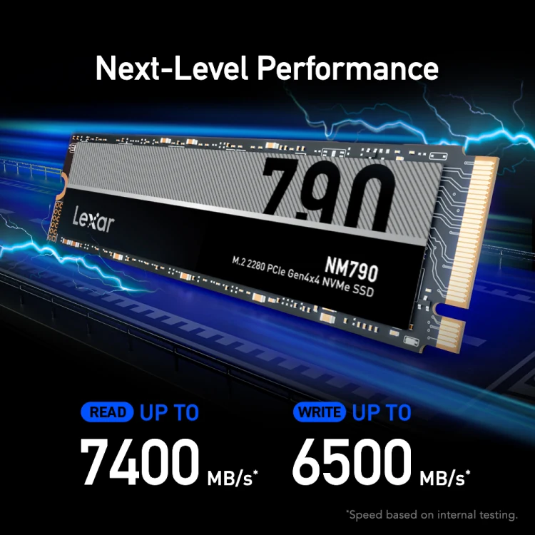 SSD Lexar NM790 1TB - M.2 NVMe - PCIe Gen 4x4 - New