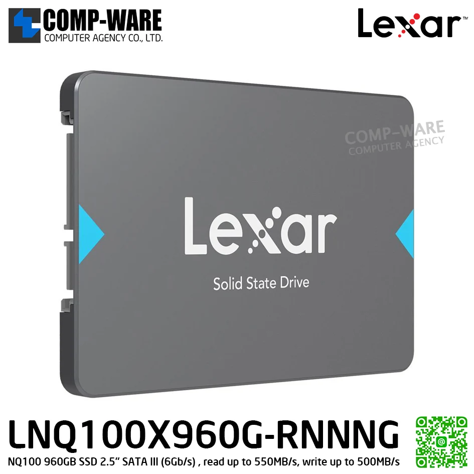 SSD Lexar NQ100 960GB SATA 2.5 inch - LNQ100X960G-RNNNG