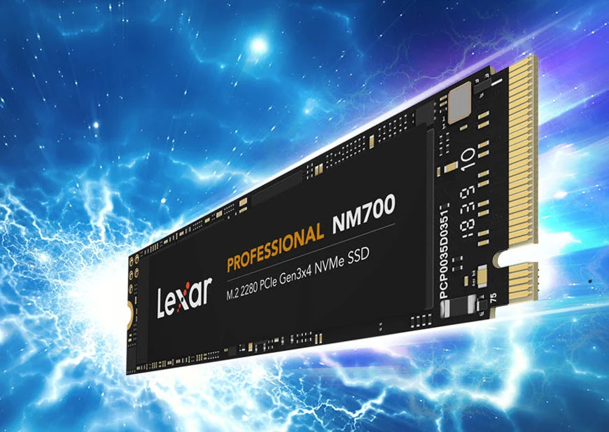 SSD Lexar Professional NM700 512GB - M.2 NVMe - PCIe Gen 3x4 - New