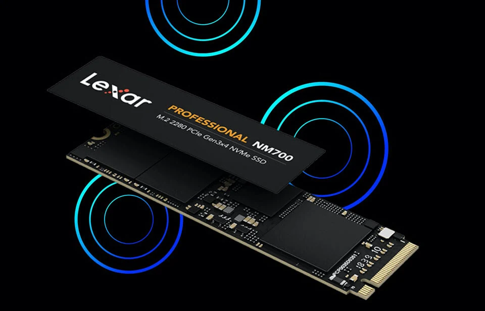 SSD Lexar Professional NM700 512GB - M.2 NVMe - PCIe Gen 3x4 - New