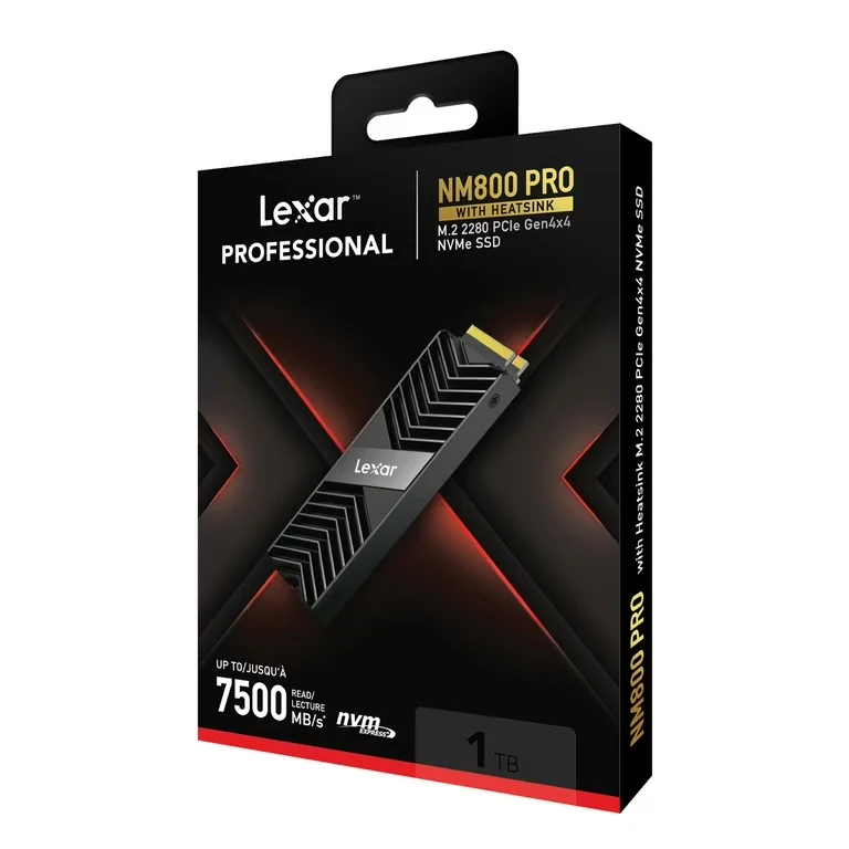 SSD Lexar Professional NM800 PRO 512GB - M.2 NVMe - PCIe Gen 4x4 - New