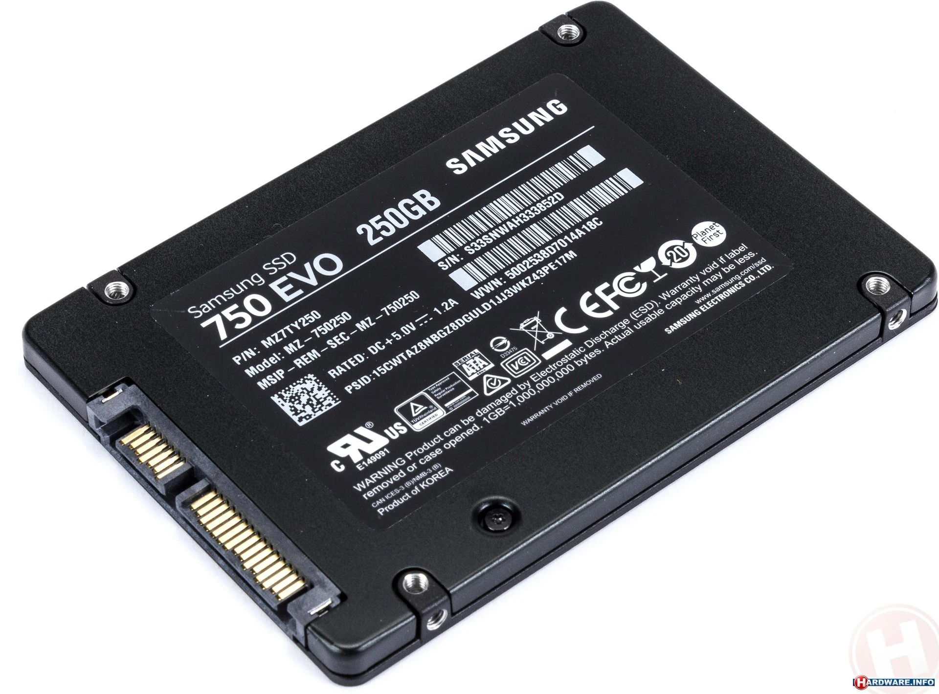 SSD Samsung 750 EVO 250GB SATA 2.5 inch - MZ-750250BW