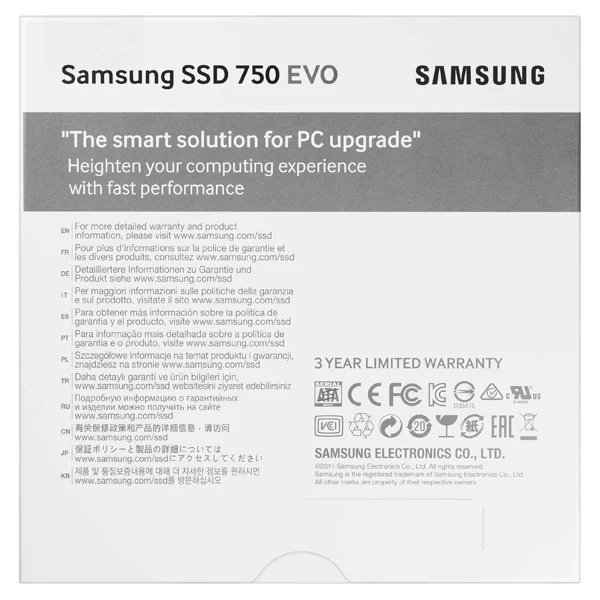 SSD Samsung 750 EVO 500GB SATA 2.5 inch - MZ-750500BW