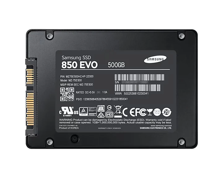SSD Samsung 850 EVO 500GB SATA 2.5 inch - MZ-75E500BW