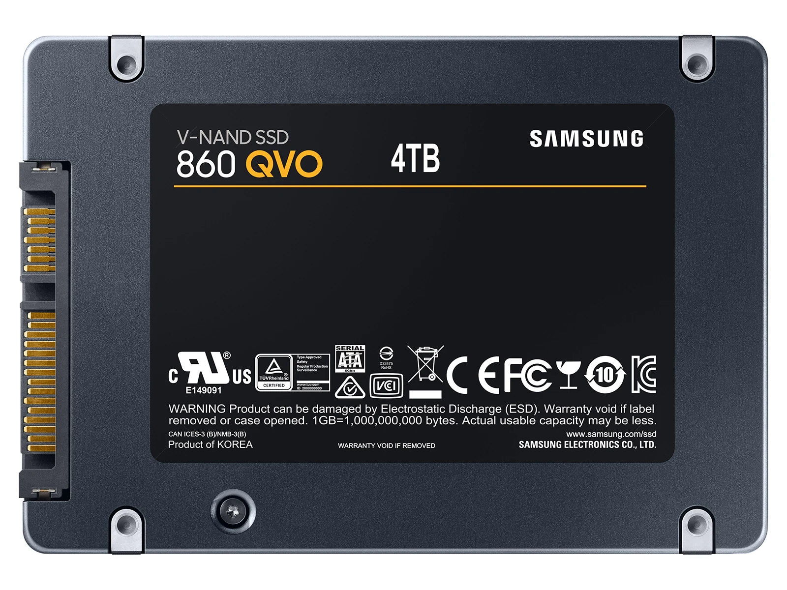 SSD Samsung 860 QVO 4TB SATA 2.5 inch - MZ-76Q4T0BW