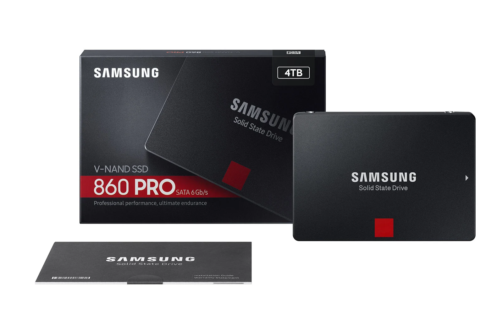 SSD Samsung 860 QVO 4TB SATA 2.5 inch - MZ-76Q4T0BW