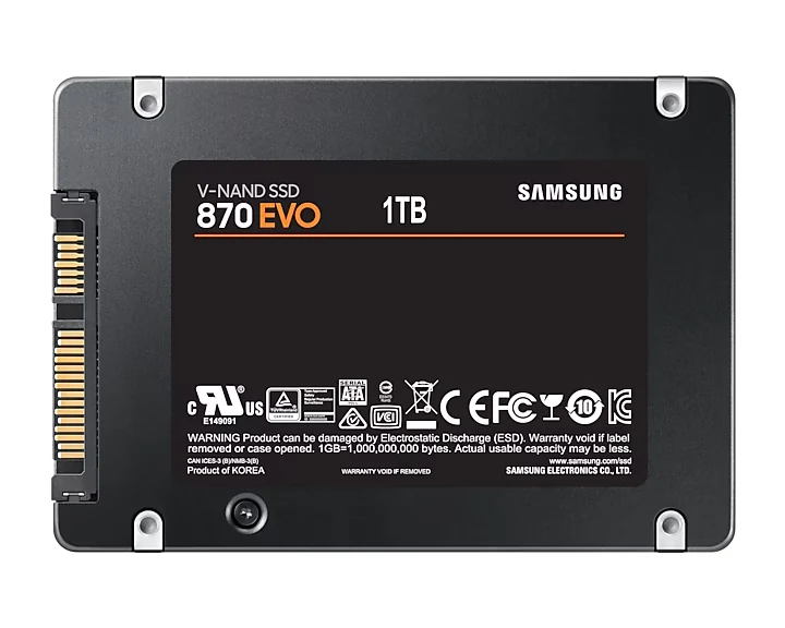 SSD Samsung 870 EVO 1TB SATA 2.5 inch - MZ-77E1T0BW