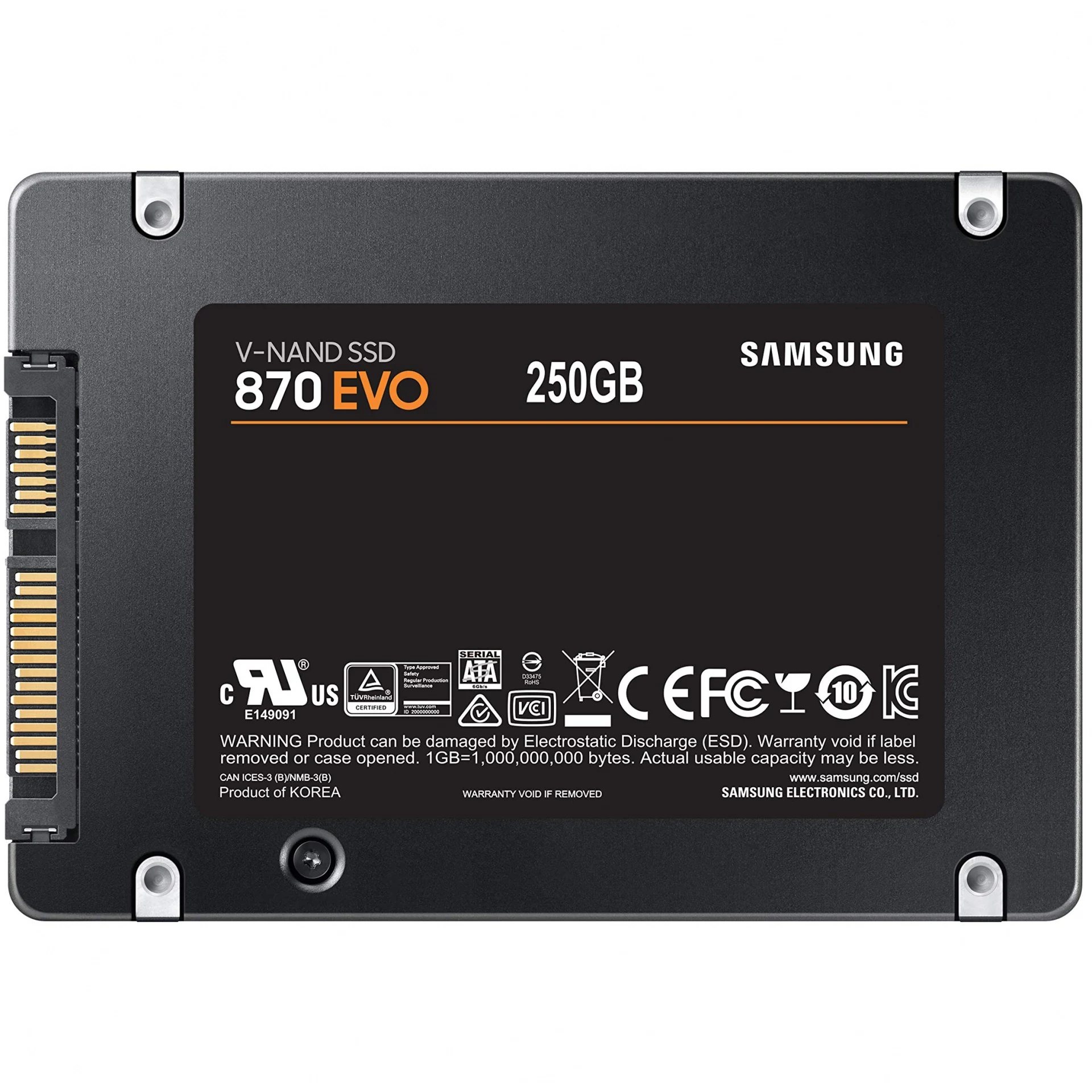 SSD Samsung 870 EVO 250GB SATA 2.5 inch - MZ-77E250BW